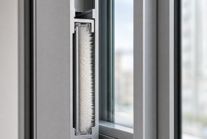 <span class=keywords><strong>Burlete</strong></span> de cepillo blanco <span class=keywords><strong>para</strong></span> perfil de <span class=keywords><strong>ventana</strong></span> y puerta de aluminio, canal interno y marco de hoja deslizante - Product Image 4