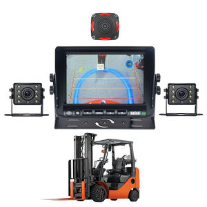 Sistema impermeable de punto ciego AI de 7 <span class=keywords><strong>pulgadas</strong></span>, sistema de advertencia de alarma de cámara de detección de vehículos y peatones para montacargas de camiones - Product Image 2