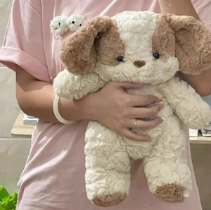 Cuscino Peluche Cucciolo Buonanotte, Simpatico Pupazzo di Peluche, Bambola di Pezza, Compagno per Dormire, Regalo di Compleanno per la Fidanzata, Decorazione Giocattolo di Peluche - Product Image 3
