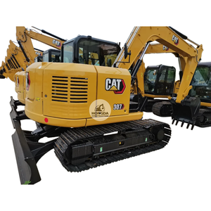 รถขุด CAT307 ของแท้จาก Caterpillar พร้อมใบมีดตัดดิน CAT 305.5 306 307 307.5 308 รถขุดขนาดเล็กสำหรับขุดร่อง มีสินค้าในสต็อก - Product Image 1