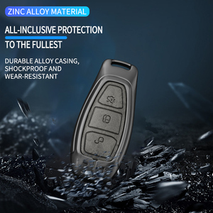 Neues Design Hochwertige Zinklegierung Autoschlüssel-Hülle Logo Zubehör für <span class=keywords><strong>Ford</strong></span> Schlüsselanhänger Abdeckung Gehäuse Metall - Product Image 2