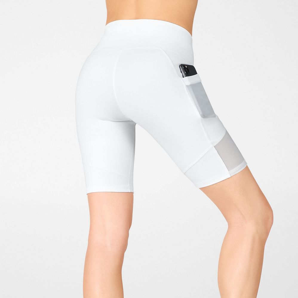 Women Plain White Shorts China Trade 
