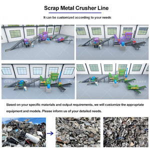 Chất thải kim loại phế liệu nhôm thép phế liệu kim loại Hammer Mill Crusher - Product Image 6