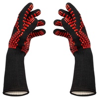 Gants de four antidérapants résistants à la chaleur pour accessoires de barbecue pour fumoir foyer barbecue et cuisson fumoir cuisine