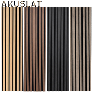 Amerikan denizaşırı depoları yerinde ucuz ve hızlı lojistik siyah ahşap akustik duvar panelleri - Product Image 4