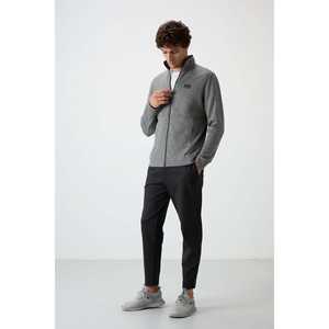 Ensemble de survêtement pour homme Bruce Grey, gris et noir, col montant, décontracté, respirant, taille adulte 85200 - Product Image 3