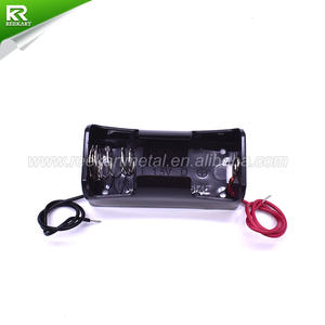 Tel kabloları ile 1xC pil tutucu 1.5V <span class=keywords><strong>C</strong></span> boyutu plastik pil saklama kutusu kutu - Product Image 3
