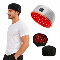 Casque et chapeau de luminothérapie infrarouge unisexe 660nm 830nm, prise US, portable pour la maison/le bureau