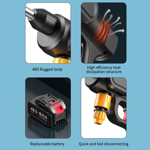 Hidrolavadora Inalámbrica Portátil de Alta Presión con Batería de Litio Recargable de 12v 24v 48v para Auto, Pistola de <span class=keywords><strong>Agua</strong></span> para Lavado de Autos en 2025 - Product Image 4