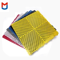 Premium 18mm Dickes Hochdichtes Rutschfestes Parkett-Drainagegitter Ineinandergreifendes Modulares Umweltfreundliches Vinyl-Bodenbelag für Innenräume und Garagen