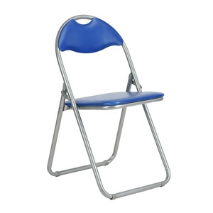 Silla Plegable de Metal con Cojín de Vinilo para Oficina <span class=keywords><strong>en</strong></span> Casa, Suministro de Fábrica - Product Image 2