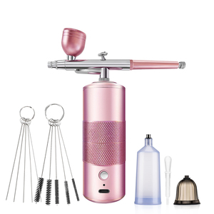 Barber Tatouages Aérographe Kit Portable USB Rechargeable <span class=keywords><strong>Cheveux</strong></span> Ongles <span class=keywords><strong>Peinture</strong></span> Maquillage Pistolet Sans Fil D'oxygène Injecter - Product Image 1