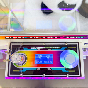 ตู้คีบตุ๊กตาหยอดเหรียญพร้อมเสียง<span class=keywords><strong>เพลง</strong></span>และไฟ มีช่องรับธนบัตร เกมส์น่าสนใจสำหรับเด็กและศูนย์เกมส์ - Product Image 4