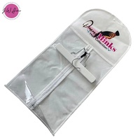 Sacs de rangement pour extensions de cheveux et perruques, personnalisés, anti-poussière, avec cintre, 50 unités