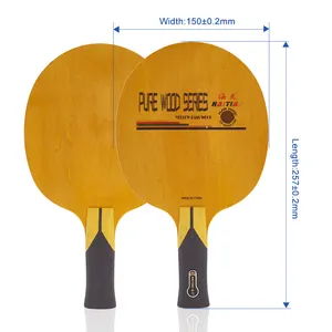 Benutzer definierte Marke 5-lagige reine Holz struktur Tischtennis schläger Bodenplatte Tischtennis Grundplatte Tischtennis klinge