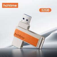 Flashdisk USB HCHTIME dengan LOGO Custom, Single Port USB-A 3.0, Kapasitas 32GB, Kualitas Premium untuk PC dan Laptop