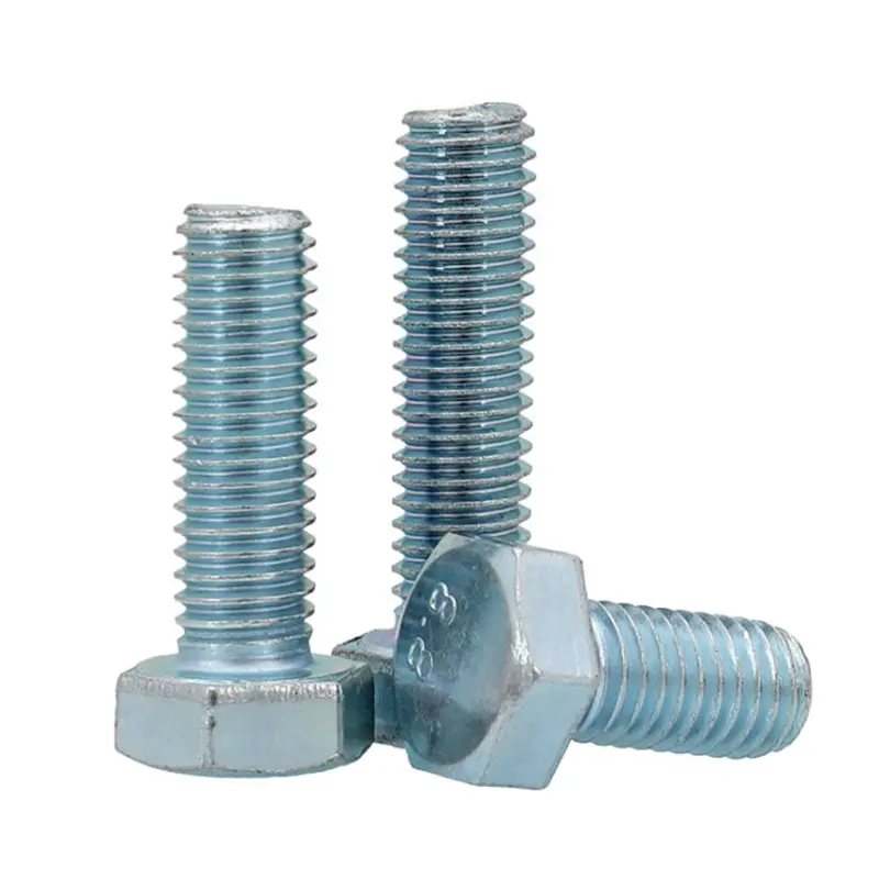 Din 931 Din 933 Hexagon Head Bolt Grade 4.8/ 8.8/ 10.9/ 12.9 Half Thread Hex Bolts And Nuts