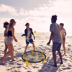 <span class=keywords><strong>Set</strong></span> da Gioco di <span class=keywords><strong>Pallavolo</strong></span> per Sport, Allenamento, Partite, Adulti, Adolescenti, Famiglia, Vacanze, Uso Interno ed Esterno, Roundnet, Spiaggia, Giardino - Product Image 6