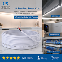 Cable de Alimentación de Cobre Estañado con Aislamiento de PVC Estándar Estadounidense, 18-26AWG VW-1, Retardante de Llama, Marca DeTong, Fabricante OEM al por Mayor