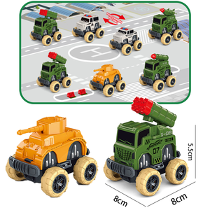 Mini modèle de simulation basé sur le frottement de voiture jouet pour le véhicule tout-terrain d'excavatrice militaire de lutte contre les incendies - Product Image 3