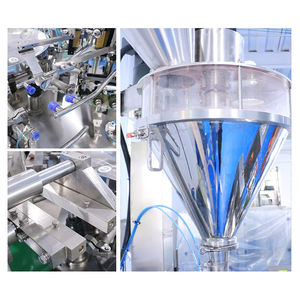 Tự động envasadora bolsas doypack PREMADE Túi hỗn hợp hạt gia vị bột gia vị đứng lên túi đóng gói và máy chiết rót - Product Image 4