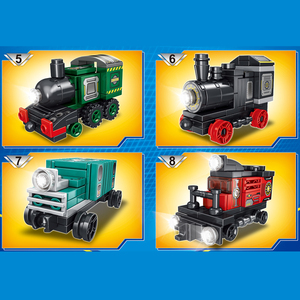 8 в 1, Игрушечная модель грузовика с трансформирующейся деформацией, пластиковая фигурка робота-робота, машина, автобус, конструктор, подарок для мальчиков - Product Image 3