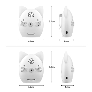 Babyphone audio sans fil V30 à <span class=keywords><strong>prix</strong></span> avantageux, communication bidirectionnelle, WIFI, téléphone pour bébé, surveillance de la <span class=keywords><strong>nounou</strong></span>, enregistreur audio - Product Image 4