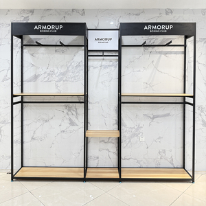 Estante <span class=keywords><strong>de</strong></span> <span class=keywords><strong>ropa</strong></span> negro boutique personalizado tienda <span class=keywords><strong>de</strong></span> <span class=keywords><strong>ropa</strong></span> estante <span class=keywords><strong>de</strong></span> exhibición <span class=keywords><strong>de</strong></span> camisetas colgantes <span class=keywords><strong>ropa</strong></span> <span class=keywords><strong>de</strong></span> hombre estante <span class=keywords><strong>de</strong></span> <span class=keywords><strong>madera</strong></span> soporte <span class=keywords><strong>de</strong></span> exhibición <span class=keywords><strong>de</strong></span> <span class=keywords><strong>ropa</strong></span> - Product Image 5