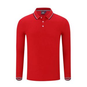 Design New Product Promotionnels Long Sleeve Cotton and Polyester 3XL Print on Demand Breathable Polo <b>Shirt</b> - Product Image 3