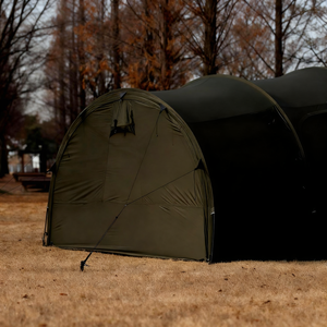 Carpa de camping familiar grande e impermeable con logotipo personalizado, de montaje rápido, para 4-6 personas, con doble capa y sistema de ventilación - Product Image 5