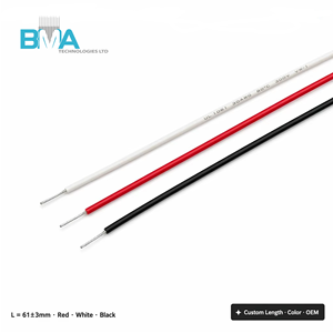 OEM Klantspecifieke verzinkte 30AWG UL1061 1.0mm pitch 3-pins 61mm draadboom Molex compatibele strip tin voor PCB draagbare sensor - Product Image 2