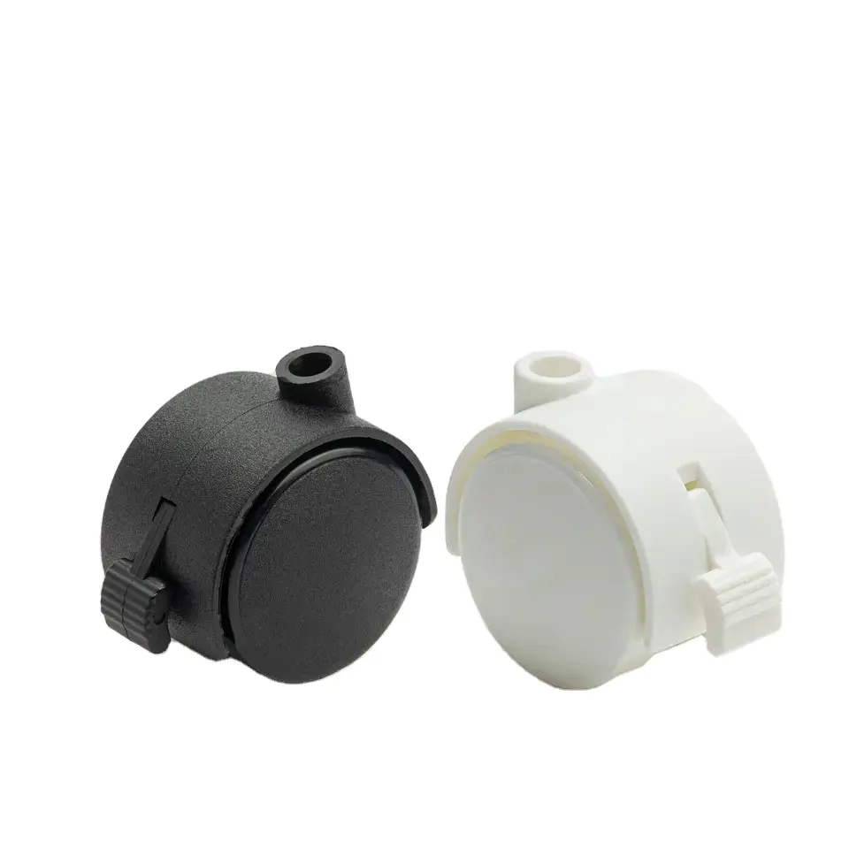 Threaded Stem Caster Pvc Pu Material Caster Wheels For Office Chair