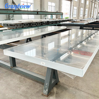 Großhandel freiluft-schwimmbecken in kundenspezifischer größe anti-uv-plexiglas fiberglas acryl-schwimmbecken