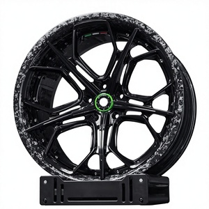ล้อคาร์บอนไฟเบอร์ฟอร์จแบบ 2 ชิ้น 5x120 5x114.3 5x120 ขอบเว้า สำหรับรถยนต์นั่งส่วนบุคคล 35 มม./30 มม. 17 18 19 20 21 นิ้ว - Product Image 1