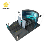 Sistema de Cine Simulador 3D Eplay Naked, Simulador de Vuelo 4K, 10 Asientos, Juego de Montaña Rusa 5D 7D, Equipo de Entretenimiento