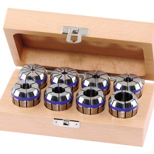 Fahrion Collet Set 8 Piece Precision Metal With Purple Ring For <b>Tool</b> <b>Holder</b> - Product Image 1