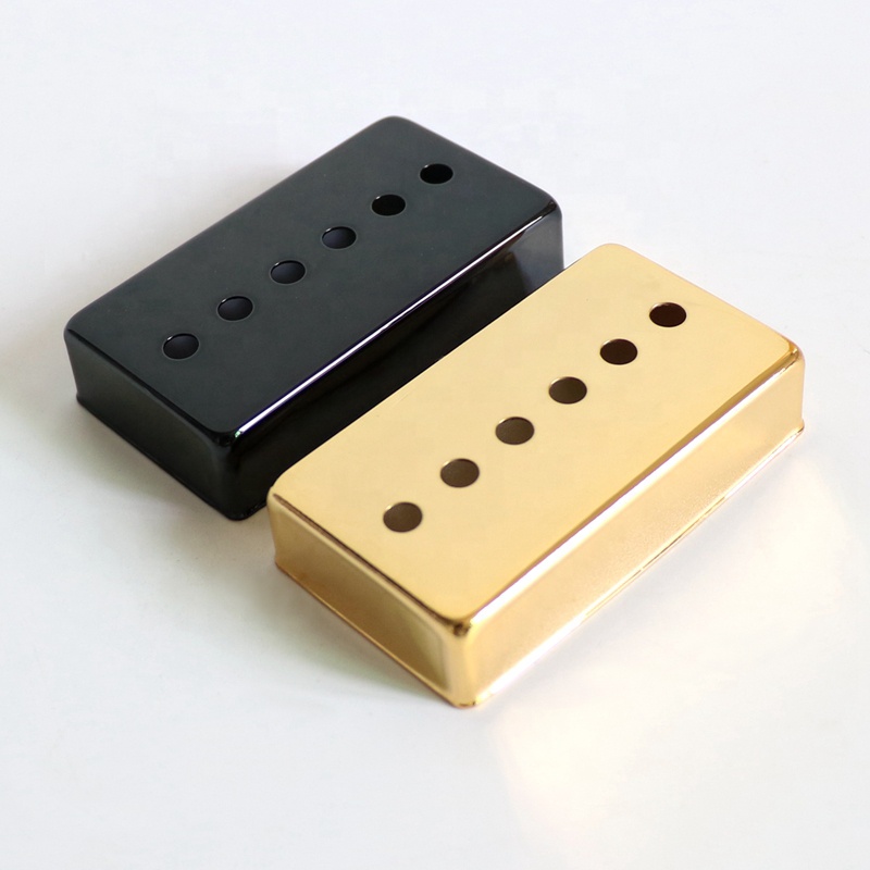 Donlis真ちゅう素材P90ハムバッカーギターピックアップカバー、50/52mm