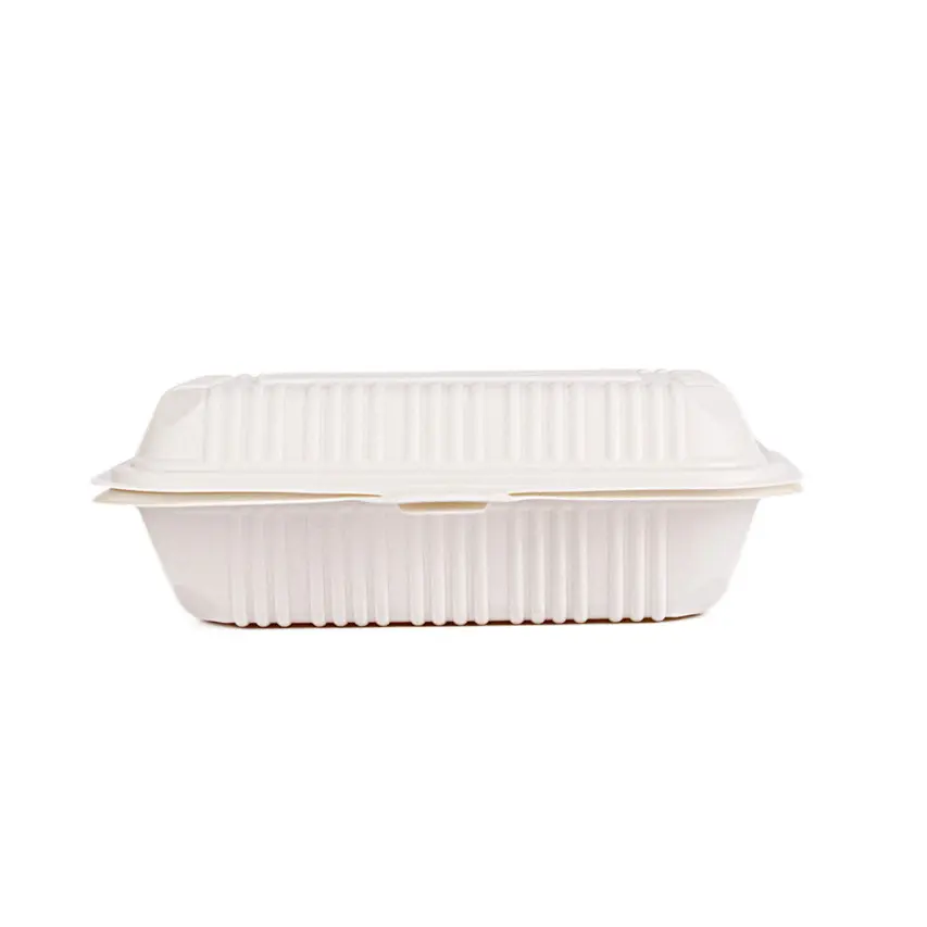 Wholesale High quality corn starch compostable fast food packaging box for restaurant