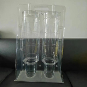 Kotak Tanam Plastik PET PVC Model Clamshell untuk 2 Tanaman, Baki Bibit Blister untuk Kebun Rumah - Product Image 4