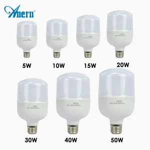 中国メーカー5w 7w 9w 12w 15w 18w A60 Skd Led電球ライト原材料B22E27部品電球Ledランプ電球