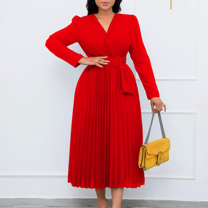 Tenue Formelle et Robes Noires Élégantes <span class=keywords><strong>Femme</strong></span> Dame Chic Vintage pour l'Église - Product Image 5