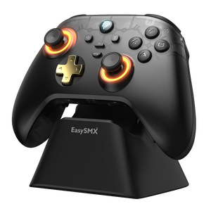 EasySMX D05 Controller di gioco con Dock di ricarica, <span class=keywords><strong>Gamepad</strong></span> multipiattaforma con joystick effetto Hall, 2 pulsanti di programmazione - Product Image 1