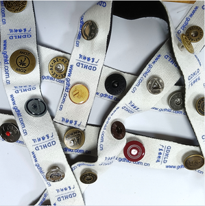Fashionable custom logo and color nickle color snap button high quality spring snap button for clothing