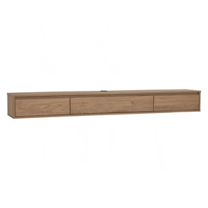 Minimalist Oak Colour HIRADO 1.8M Wall Mounted TV Cabinet Modern <b>Floating</b> Entertainment <b>Unit</b> for Small Living Room Storage - Product Image 1