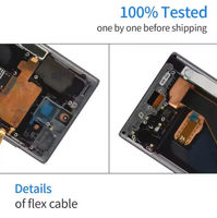 Écran tactile OLED/TFT LCD haute définition, haute gamme de couleurs, haute luminosité avec cadre pour réparation de téléphone portable NOTE10/G970
