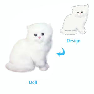 Design personalizzato realistico peluche per gatti a basso peso di MOQ realistico animale imbottito mascotte ODM peluche personalizzabili - Product Image 3