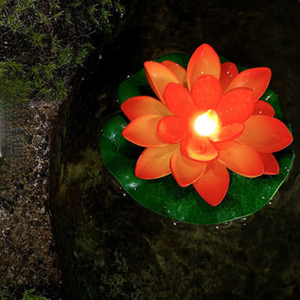 Lirios de <span class=keywords><strong>Agua</strong></span> Flotantes LED para Decoración del Hogar <span class=keywords><strong>y</strong></span> Bodas, Adorno Decorativo para Exteriores, Venta al por Mayor - Product Image 3