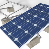 Supports de panneaux solaires économiques pour toits plats