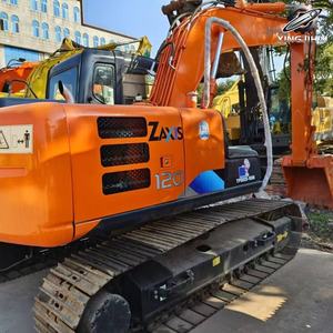 Excavatrice sur chenilles Hitachi 120 d'occasion, marque japonaise d'origine, 12 tonnes, mini-excavatrice compacte. - Product Image 2