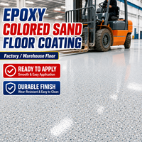 Peinture époxy pour sols en résine colorée décorative, effet granit, prête à l'emploi, revêtement de sol en marbre